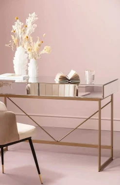 KARE Design Schreibtisch Soran Gold 120X50><noscript><img width=