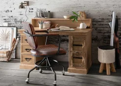 mutoni sweet home Schreibtisch Zoprax Mangoholz Natur 132><noscript><img width=