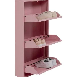 KARE Design Schuhkipper Caruso 3-Er Rosa> Schuhschränke
