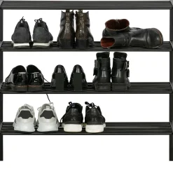 mutoni living Schuhregal Ferro Metall Schwarz><noscript><img width=