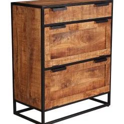 mutoni sweet home Schuhschrank Melbourne Schwarz 80X40> Schuhschränke
