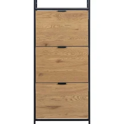 mutoni scandi Schuhschrank Multiple Bronx Metall Braun 129><noscript><img width=