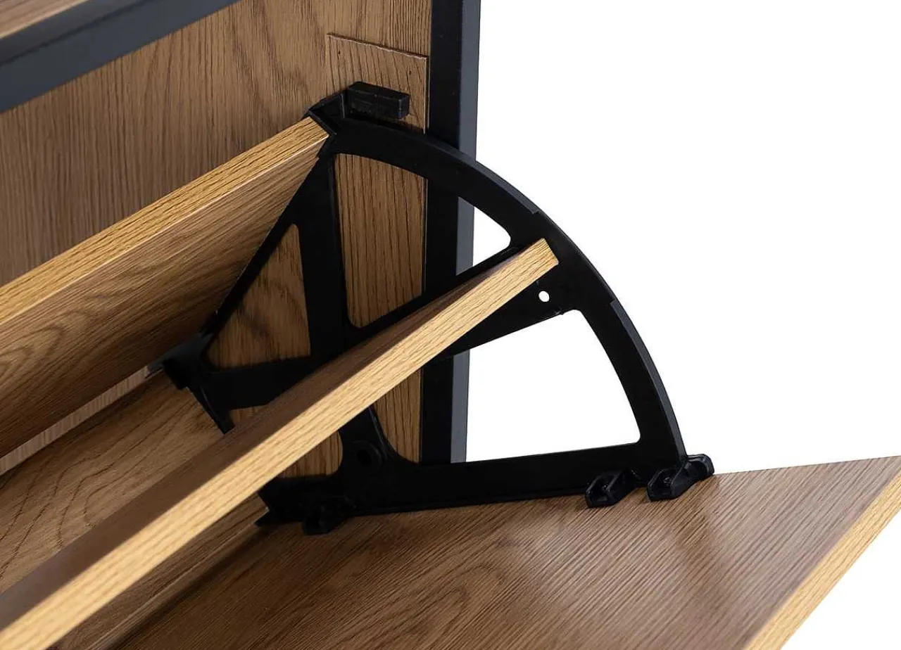 mutoni scandi Schuhschrank Multiple Bronx Metall Braun 129> Schuhschränke