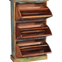 mutoni sweet home Schuhschrank River Bunt 3 Klappen 65X110> Schuhschränke
