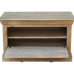 mutoni sweet home Schuhschrank Zoprax Mangoholz Natur 85> Schuhschränke