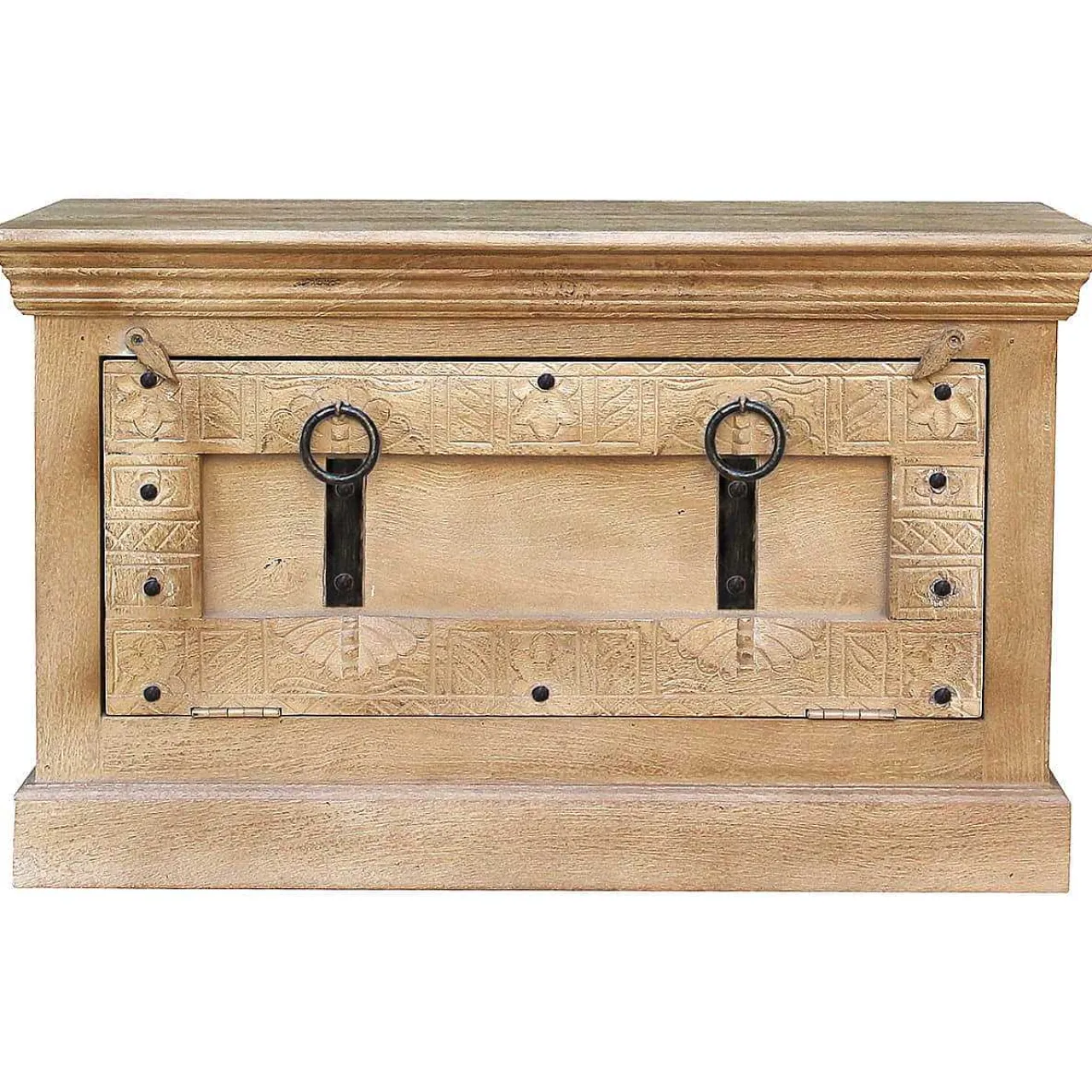 mutoni sweet home Schuhschrank Zoprax Mangoholz Natur 85> Schuhschränke