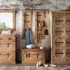 mutoni sweet home Schuhschrank Zoprax Mangoholz Natur 102> Schuhschränke