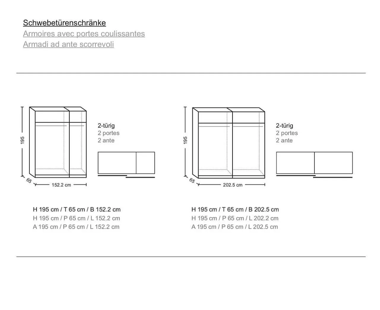 Jutzler Schwebeturenschrank Eichendekor Cremeweiss 152.2 X 195> Kleiderschränke
