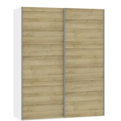 Jutzler Schwebeturenschrank Eichendekor Cremeweiss 152.2 X 195><noscript><img width=
