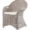 mutoni pleasure Sessel Brest Naturrattan White Wash> Design Sessel