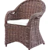 mutoni pleasure Sessel Brest Naturrattan Braun> Design Sessel