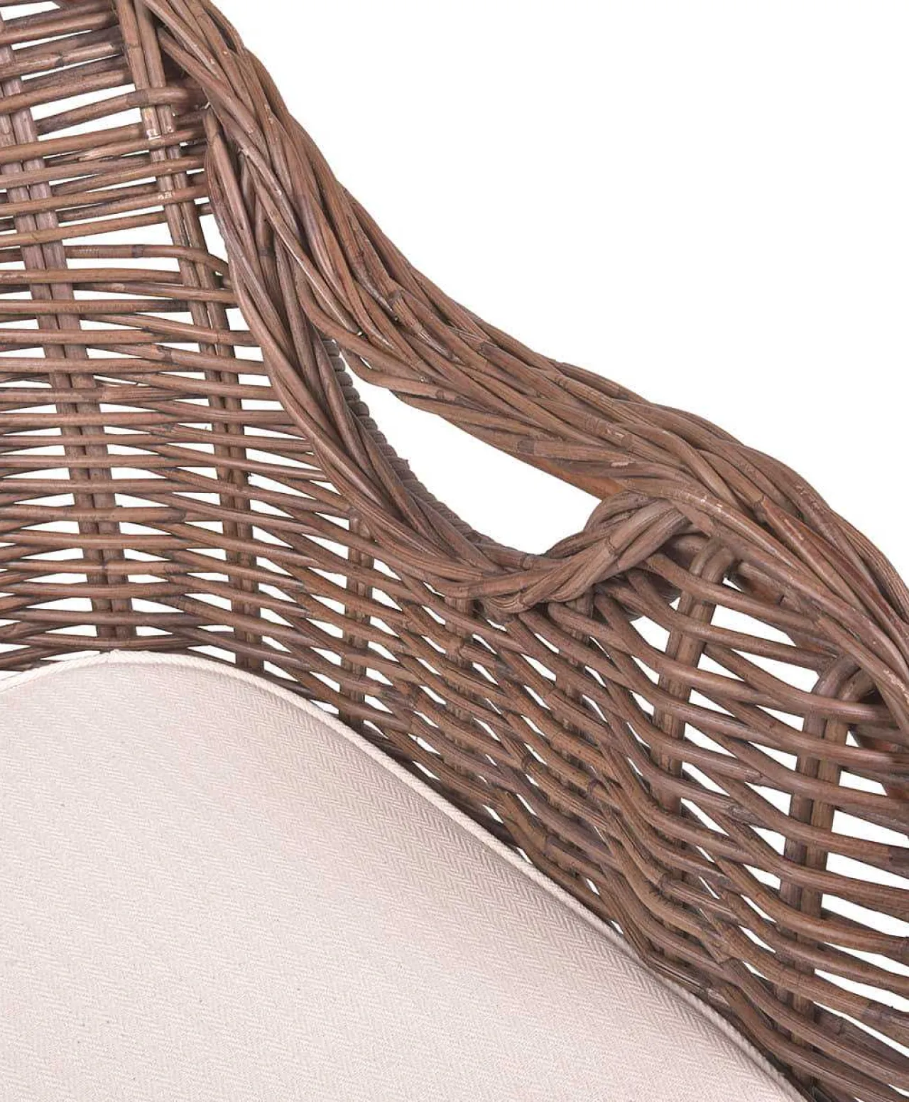 mutoni pleasure Sessel Brest Naturrattan Graubraun> Design Sessel