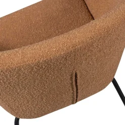 mutoni living Sessel Ditte Boucle Cognac> Design Sessel
