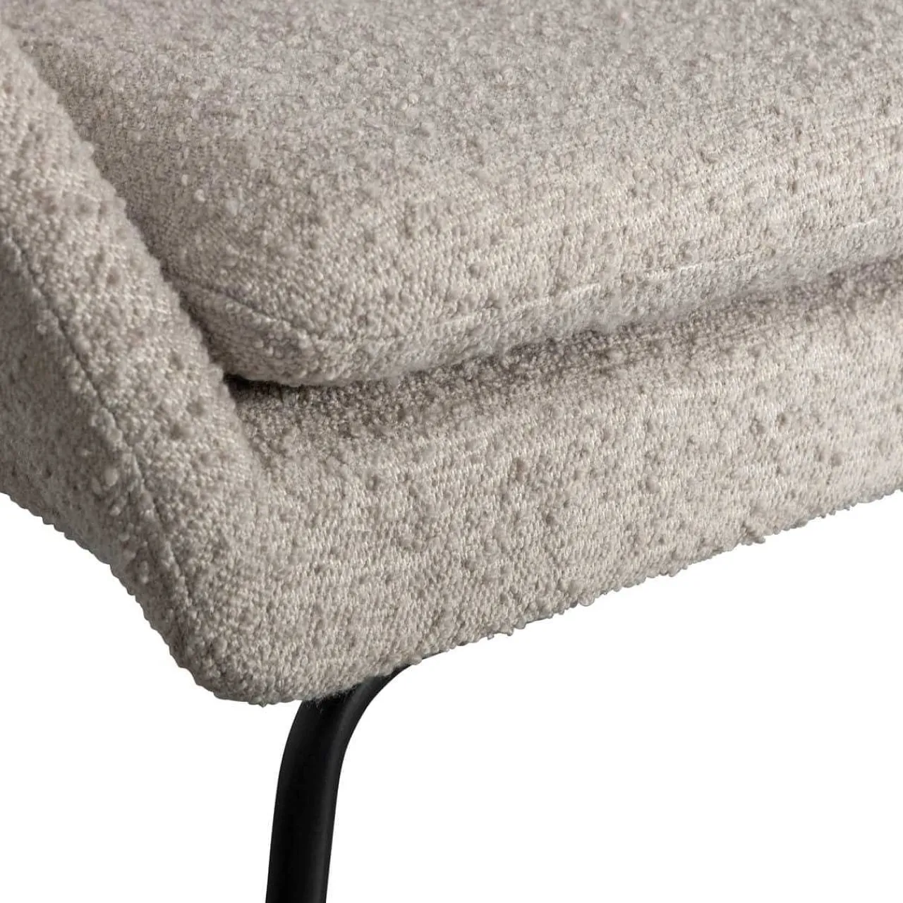 mutoni living Sessel Ditte Boucle Greige> Design Sessel