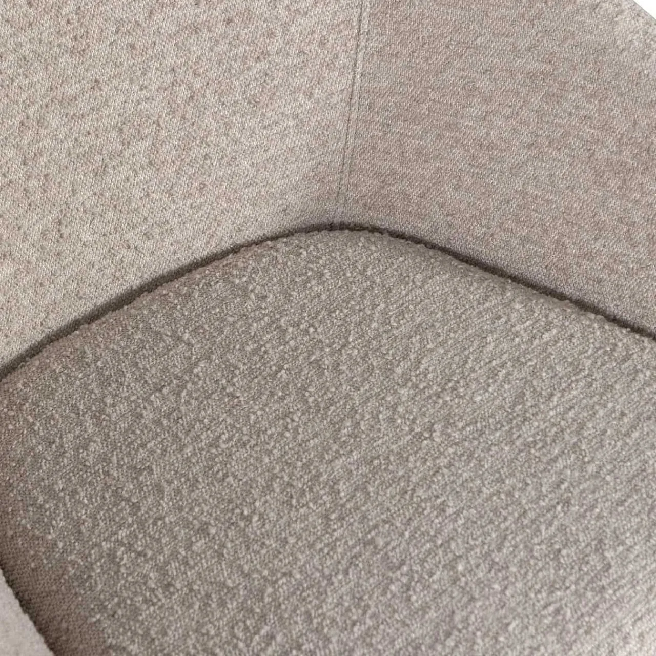 mutoni living Sessel Ditte Boucle Greige> Design Sessel