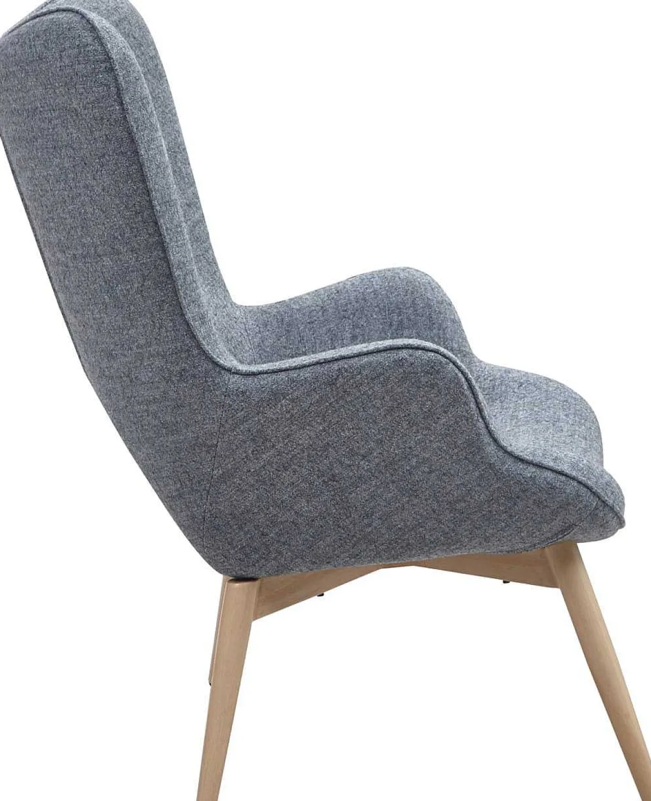 mutoni casual Sessel Grau Webstoff> Ohrensessel