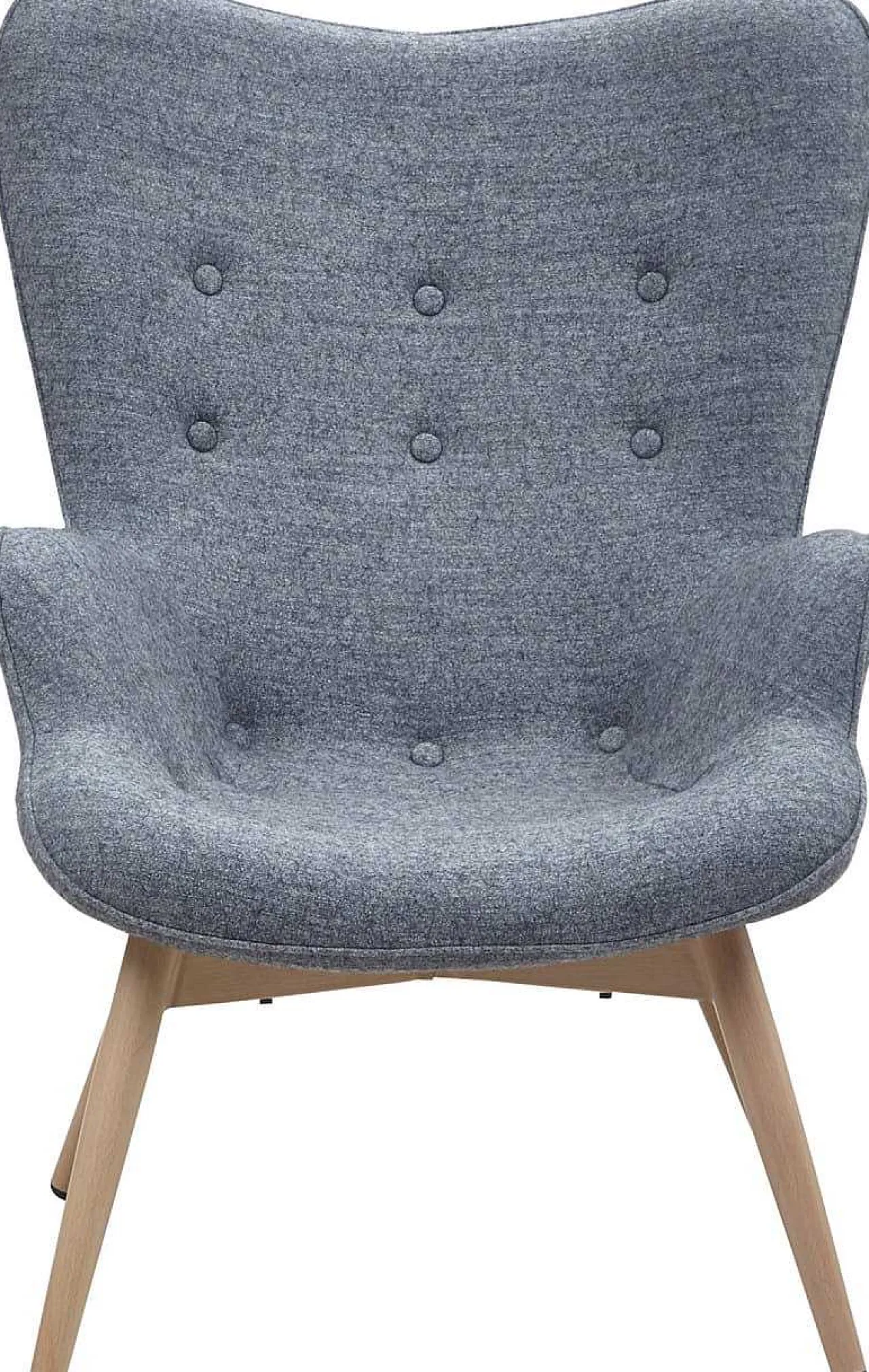 mutoni casual Sessel Grau Webstoff> Ohrensessel