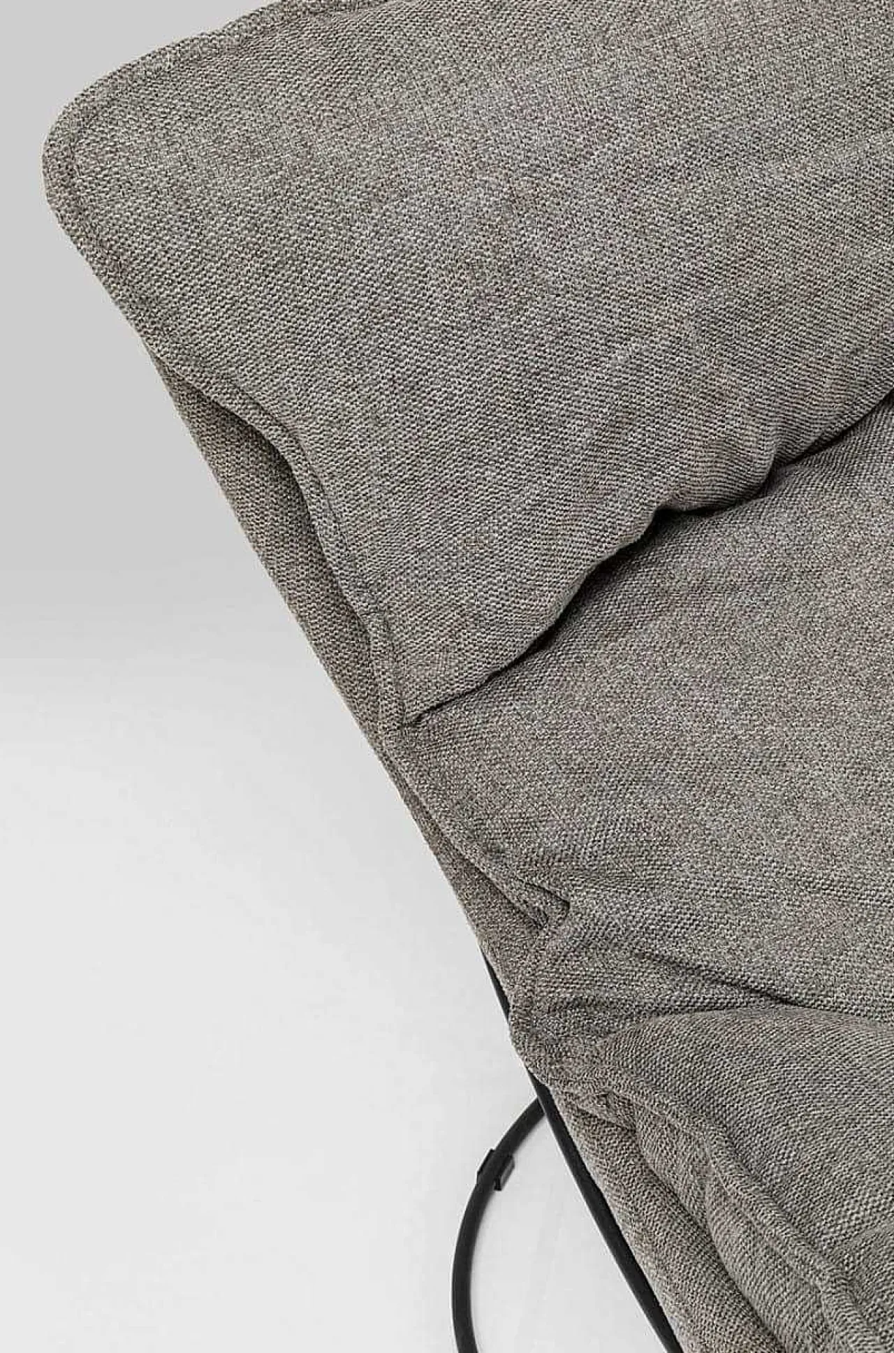 KARE Design Sessel Mit Hocker Snuggle Grau (2-Tlg)> Relaxsessel
