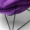 KARE Design Sessel Mit Hocker Snuggle Lila (2-Tlg)> Relaxsessel