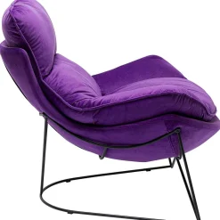 KARE Design Sessel Mit Hocker Snuggle Lila (2-Tlg)><noscript><img width=
