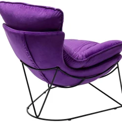 KARE Design Sessel Mit Hocker Snuggle Lila (2-Tlg)><noscript><img width=