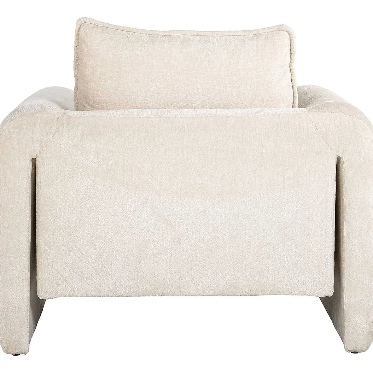 Richmond Interiors Sessel Sandro White Chenille> Design Sessel