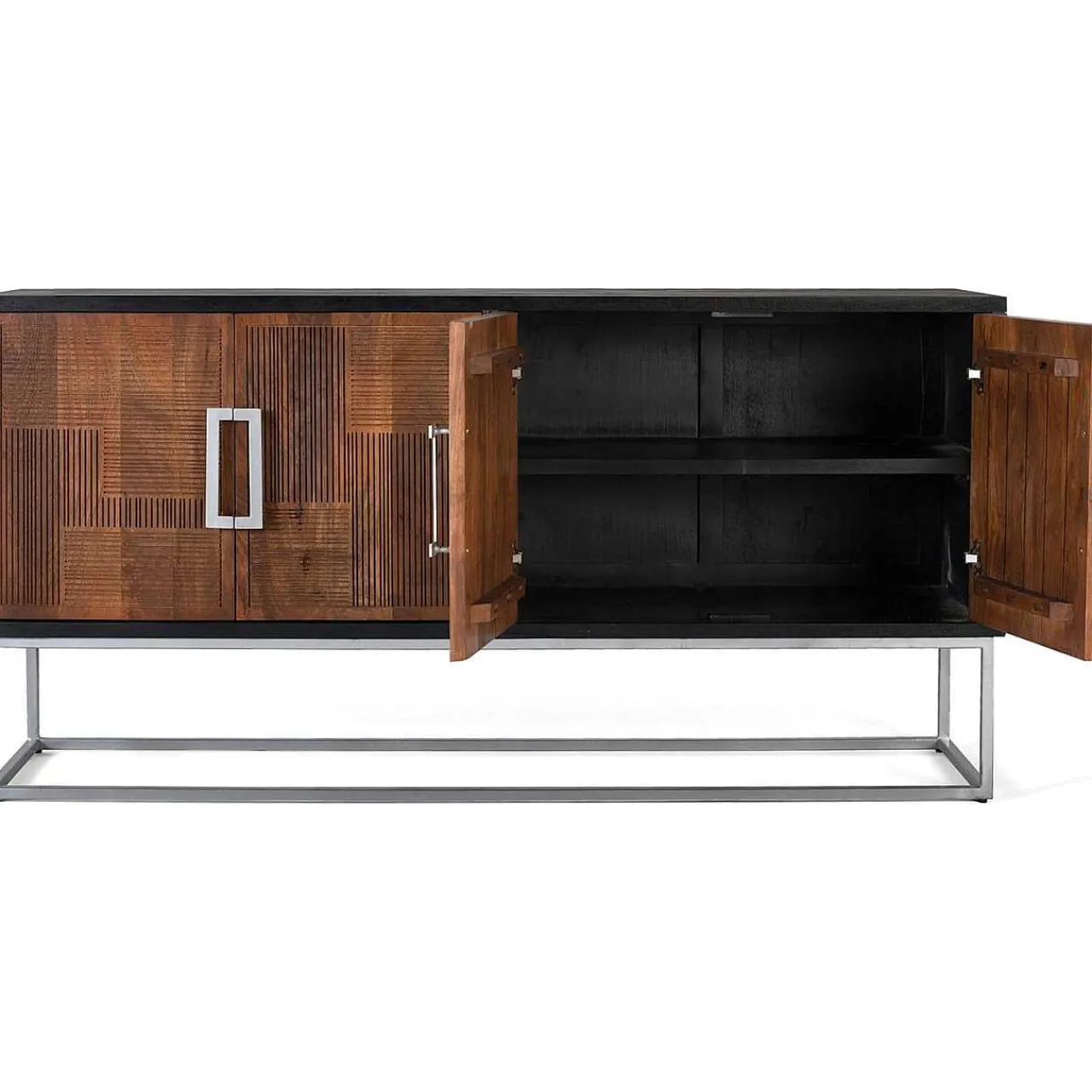 mutoni inspiration Sideboard Adra Mangoholz Schwarz 170X84> Sideboards