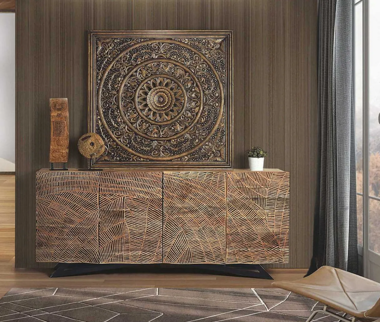 mutoni inspiration Sideboard Akazienholz Natur 200X90> Sideboards