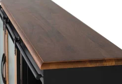 mutoni inspiration Sideboard Cura Mangoholz Schwarz 150X80> Sideboards