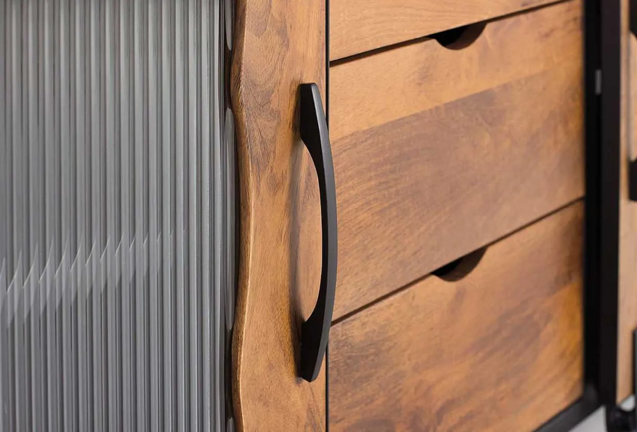mutoni inspiration Sideboard Cura Mangoholz Schwarz 150X80> Sideboards