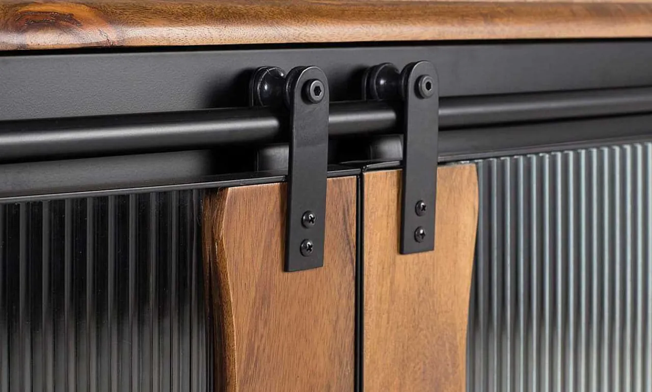 mutoni inspiration Sideboard Cura Mangoholz Schwarz 190X80> Sideboards