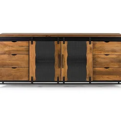 mutoni inspiration Sideboard Cura Mangoholz Schwarz 190X80><noscript><img width=