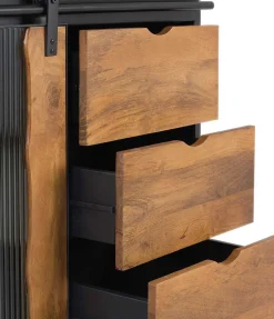 mutoni inspiration Sideboard Cura Mangoholz Schwarz 190X80><noscript><img width=