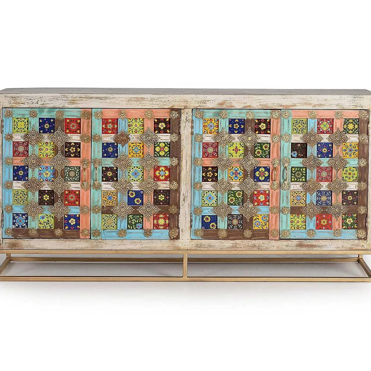 mutoni inspiration Sideboard Dera Mangoholz Mehrfarbig 180X90> Sideboards
