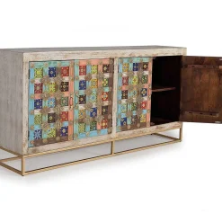 mutoni inspiration Sideboard Dera Mangoholz Mehrfarbig 180X90><noscript><img width=