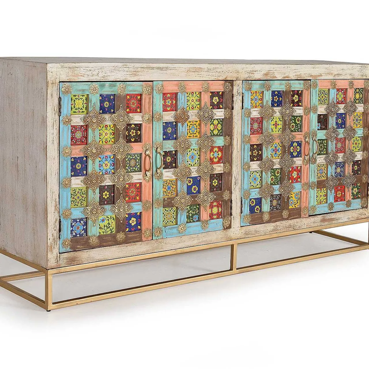 mutoni inspiration Sideboard Dera Mangoholz Mehrfarbig 180X90> Sideboards