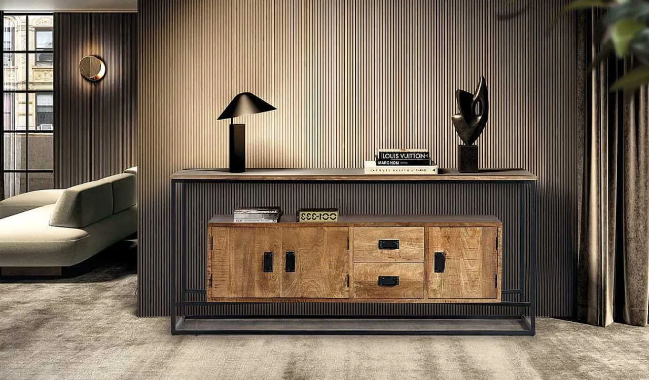 mutoni inspiration Sideboard Era Mangoholz Natur 180X80> Sideboards