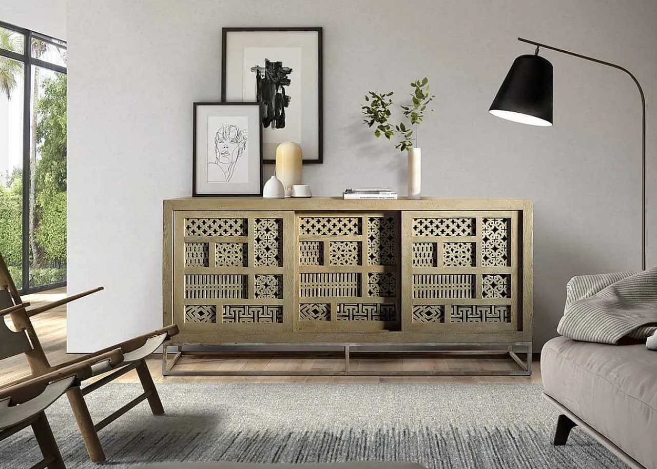 mutoni inspiration Sideboard Mangoholz Natur 190X95> Sideboards