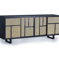 mutoni inspiration Sideboard Mangoholz Schwarz 200X80> Sideboards