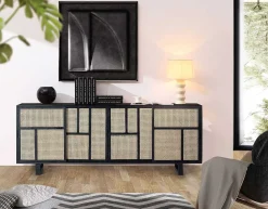 mutoni inspiration Sideboard Mangoholz Schwarz 200X80><noscript><img width=