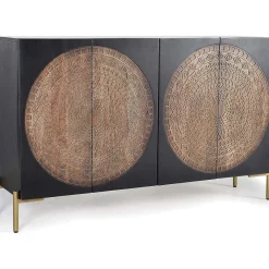 mutoni inspiration Sideboard Rondo Mangoholz Dunkelbraun 145X90> Sideboards