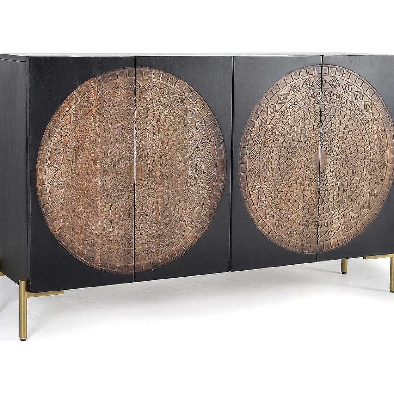 mutoni inspiration Sideboard Rondo Mangoholz Dunkelbraun 145X90> Sideboards