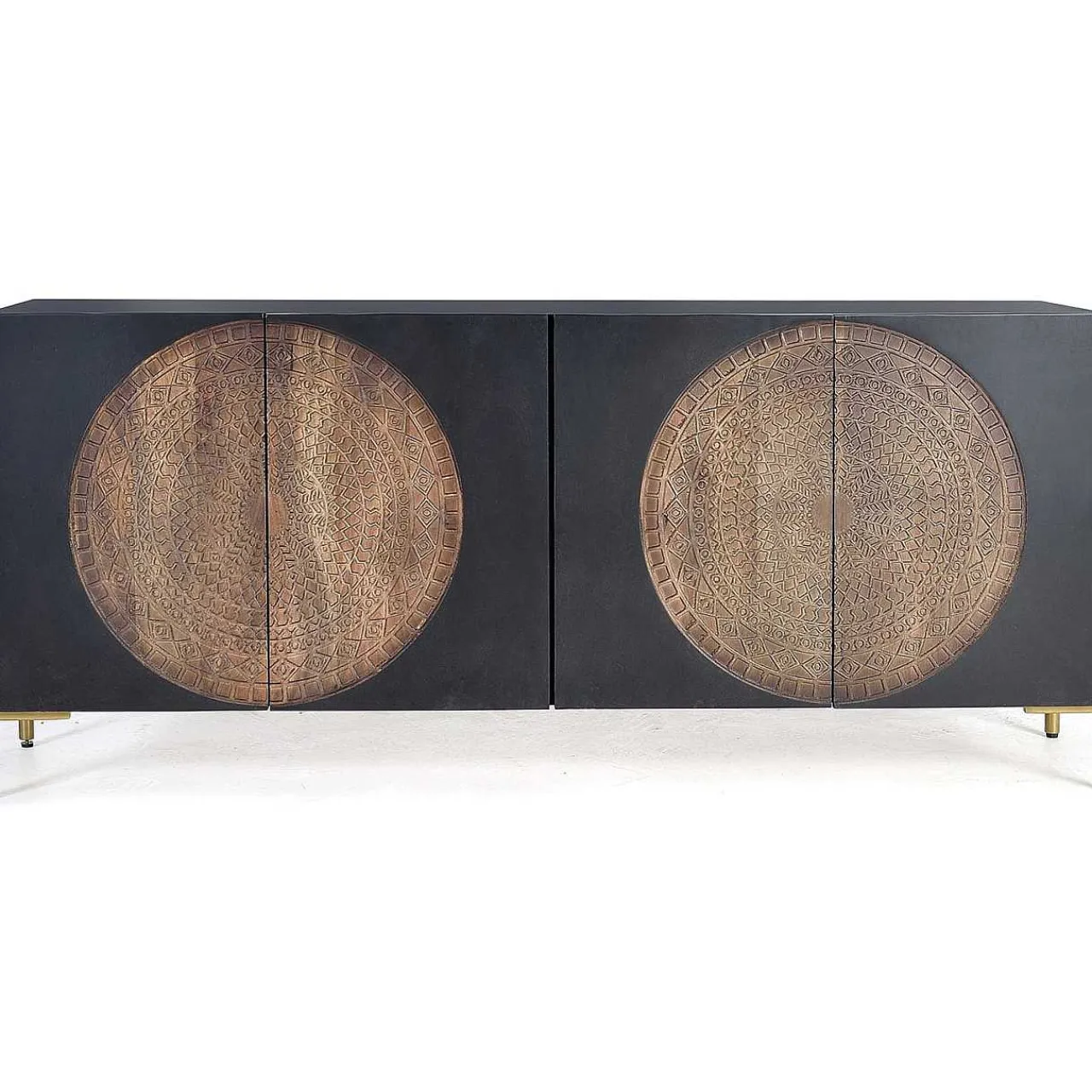 mutoni inspiration Sideboard Rondo Mangoholz Dunkelbraun 173X77> Sideboards