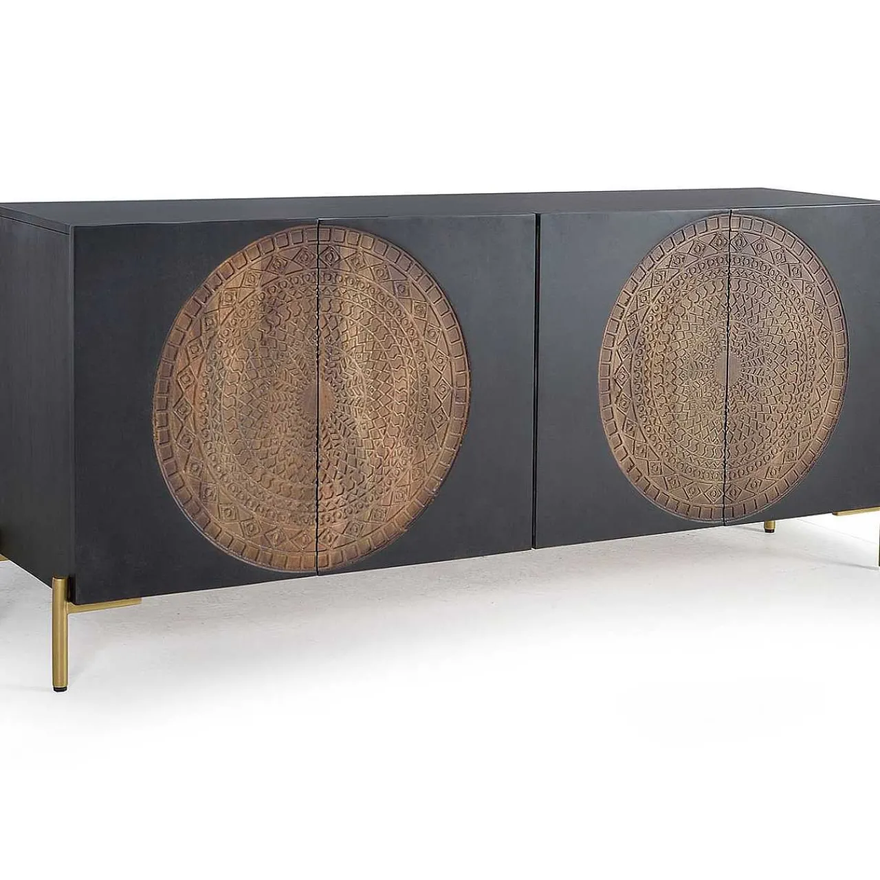 mutoni inspiration Sideboard Rondo Mangoholz Dunkelbraun 173X77> Sideboards