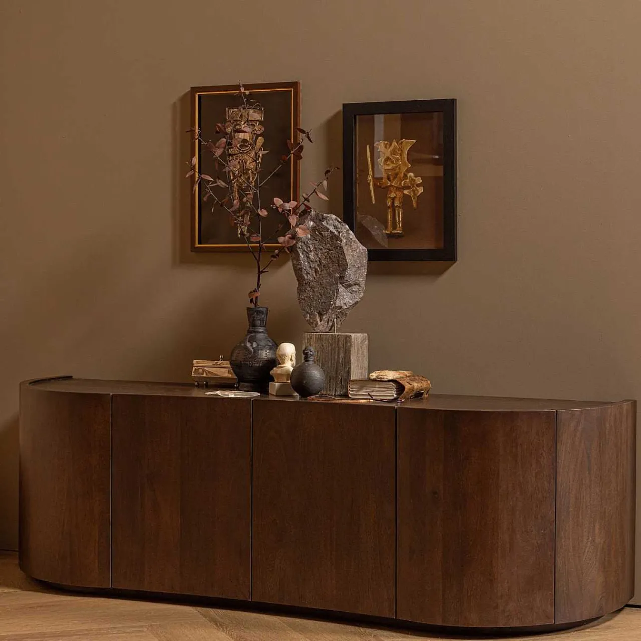 mutoni living Sideboard Sense Mangoholz Walnuss 160> Sideboards