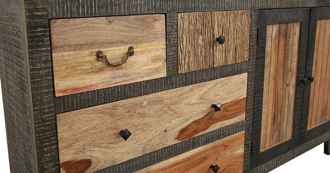 mutoni pleasure Sideboard Tarim Mango Natur Grau 165> Sideboards