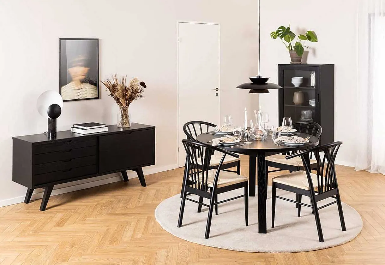 mutoni scandi Sideboard Upsala Schwarz 160> Sideboards