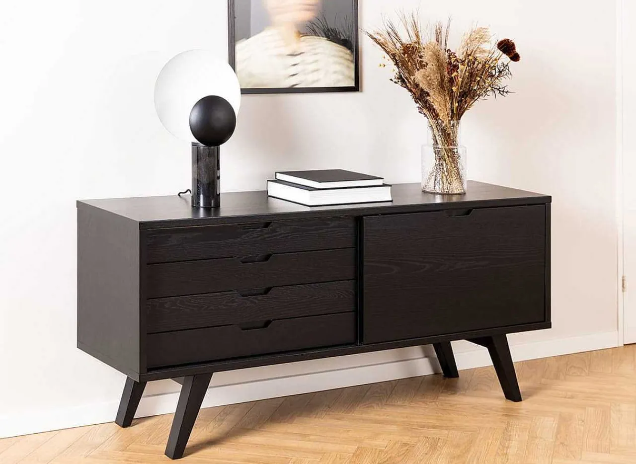 mutoni scandi Sideboard Upsala Schwarz 160> Sideboards