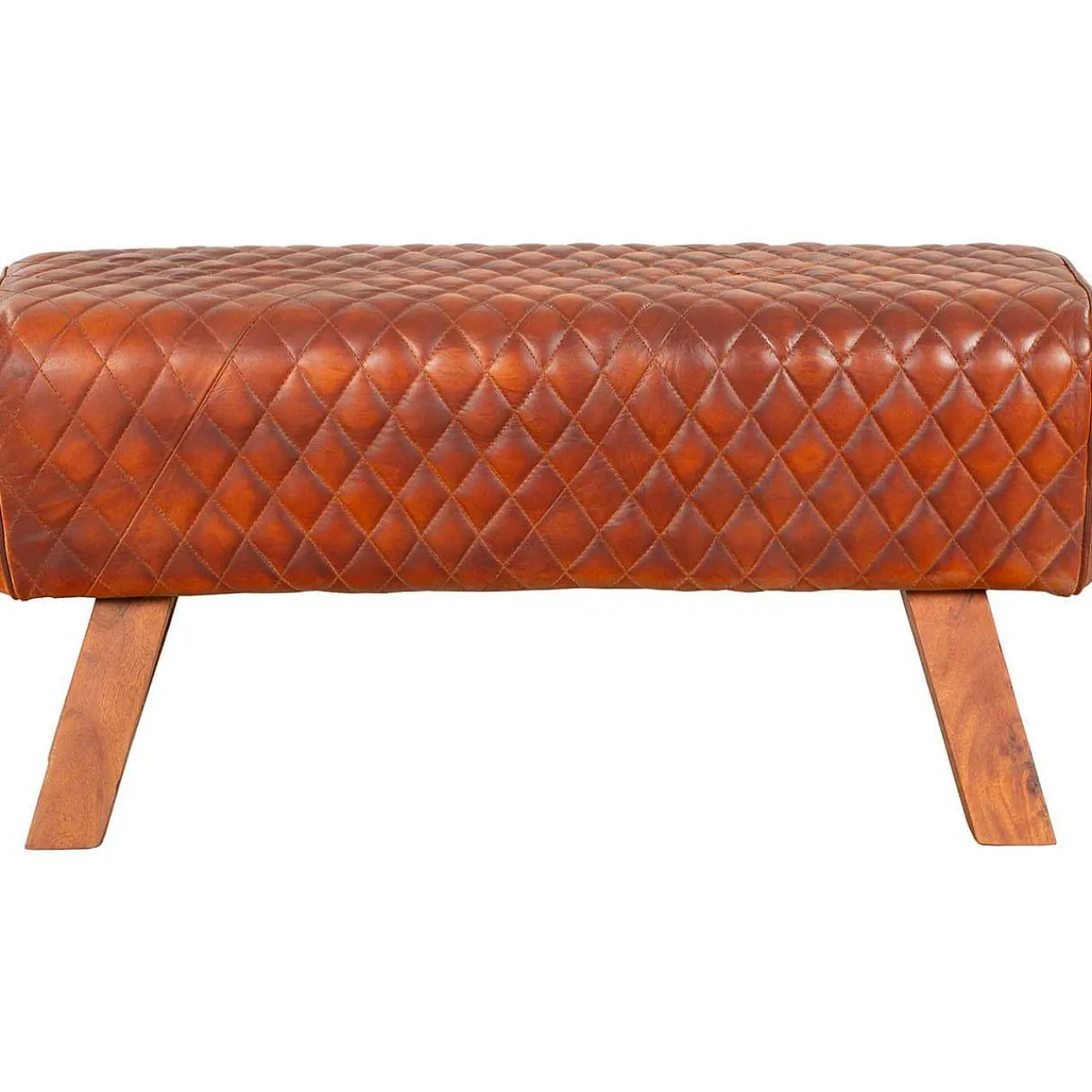 mutoni pleasure Sitzbank Bhilai Leder Braun 92> Bänke