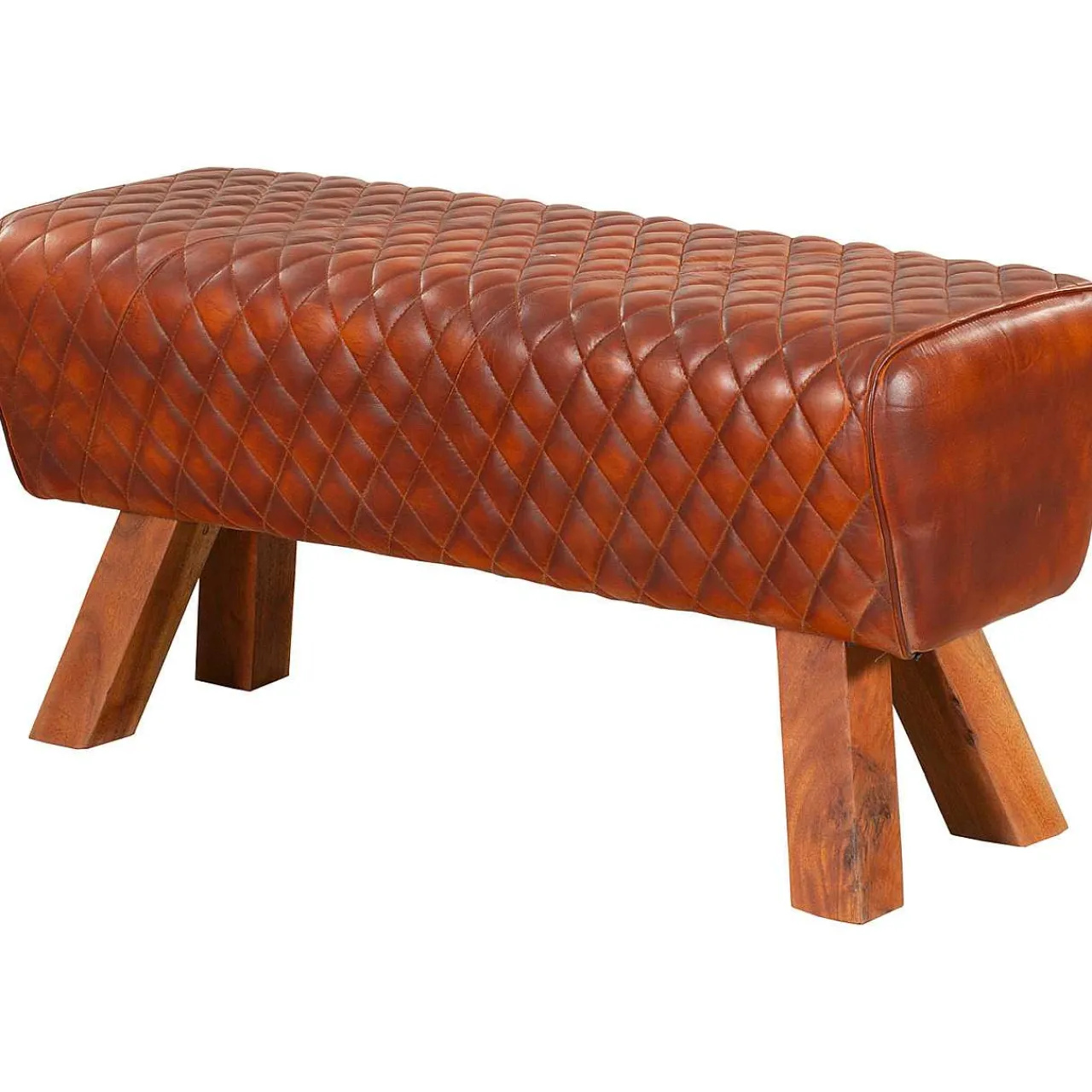 mutoni pleasure Sitzbank Bhilai Leder Braun 92> Bänke